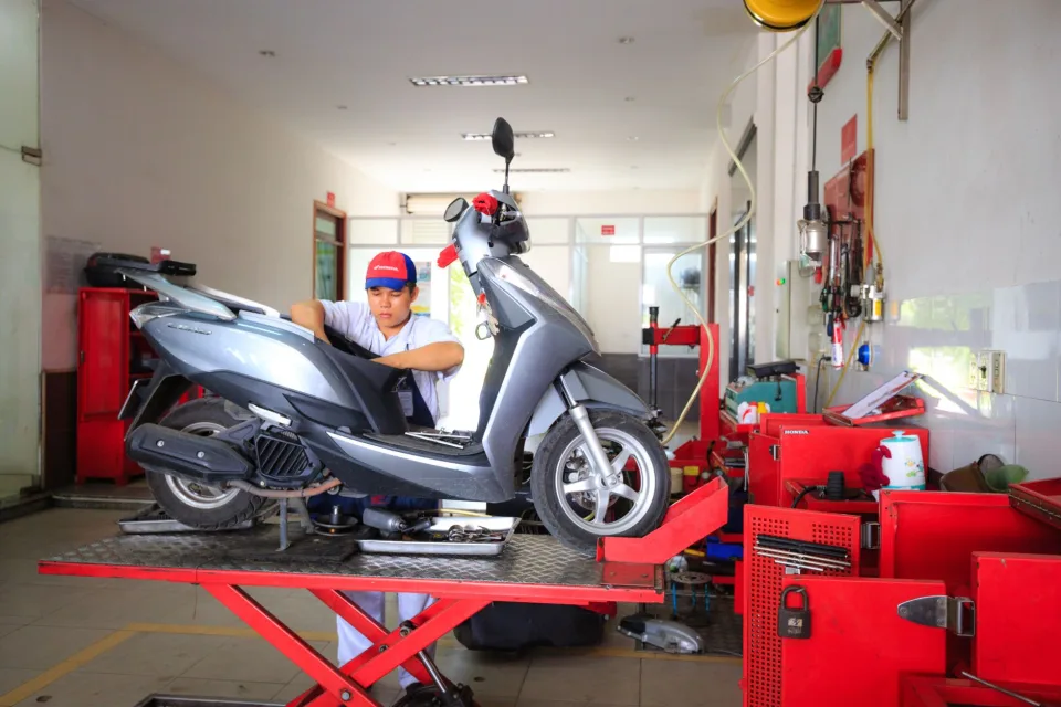 Đại tu máy xe cũ